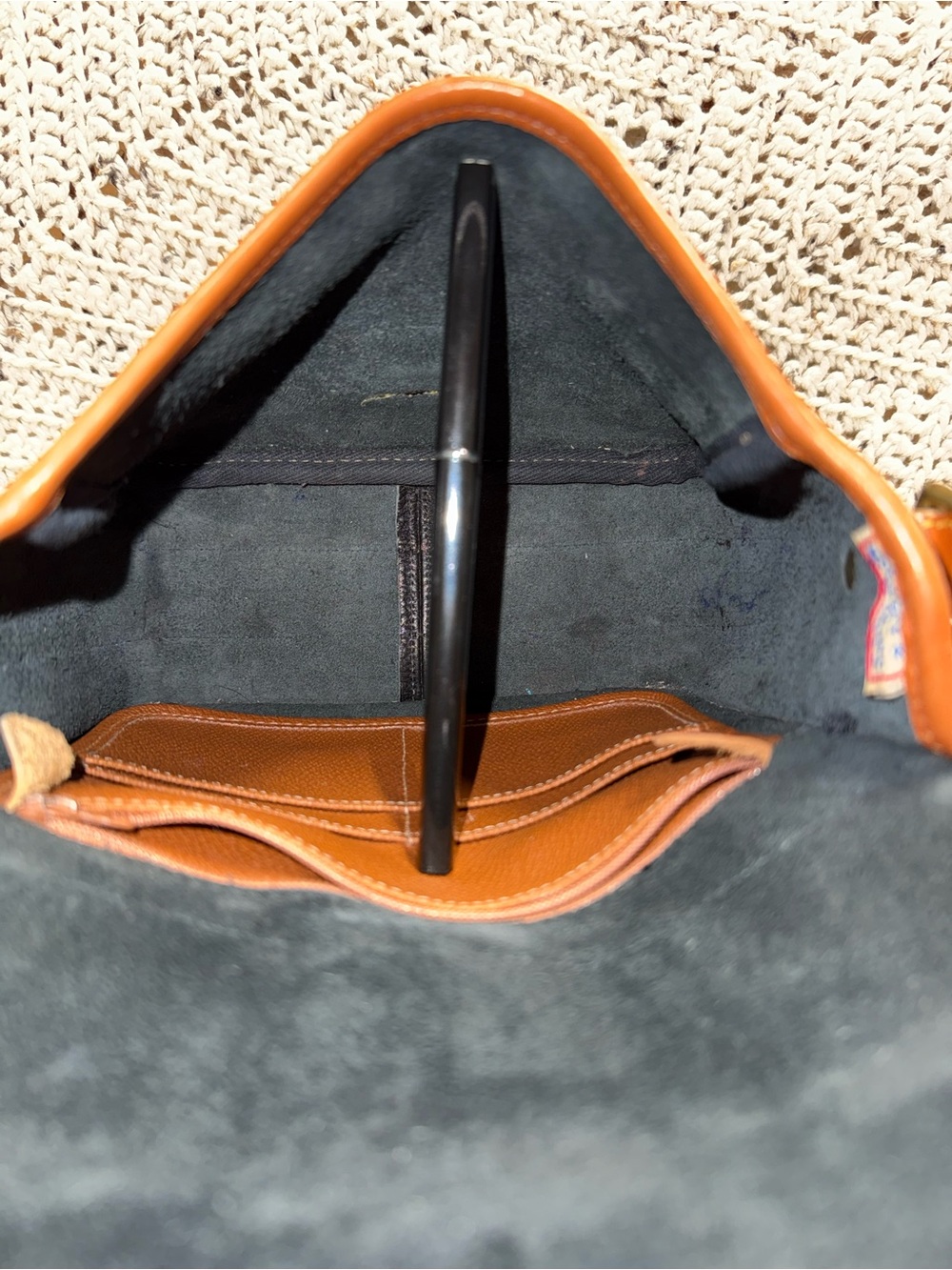 Vintage Dooney & Bourke Square Equestrian Flap Bag - Picture 11 of 11